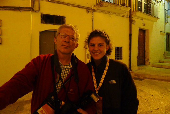 Francesco and Sarah working at Festambiente in Monte Sant'Angelo in 2011
