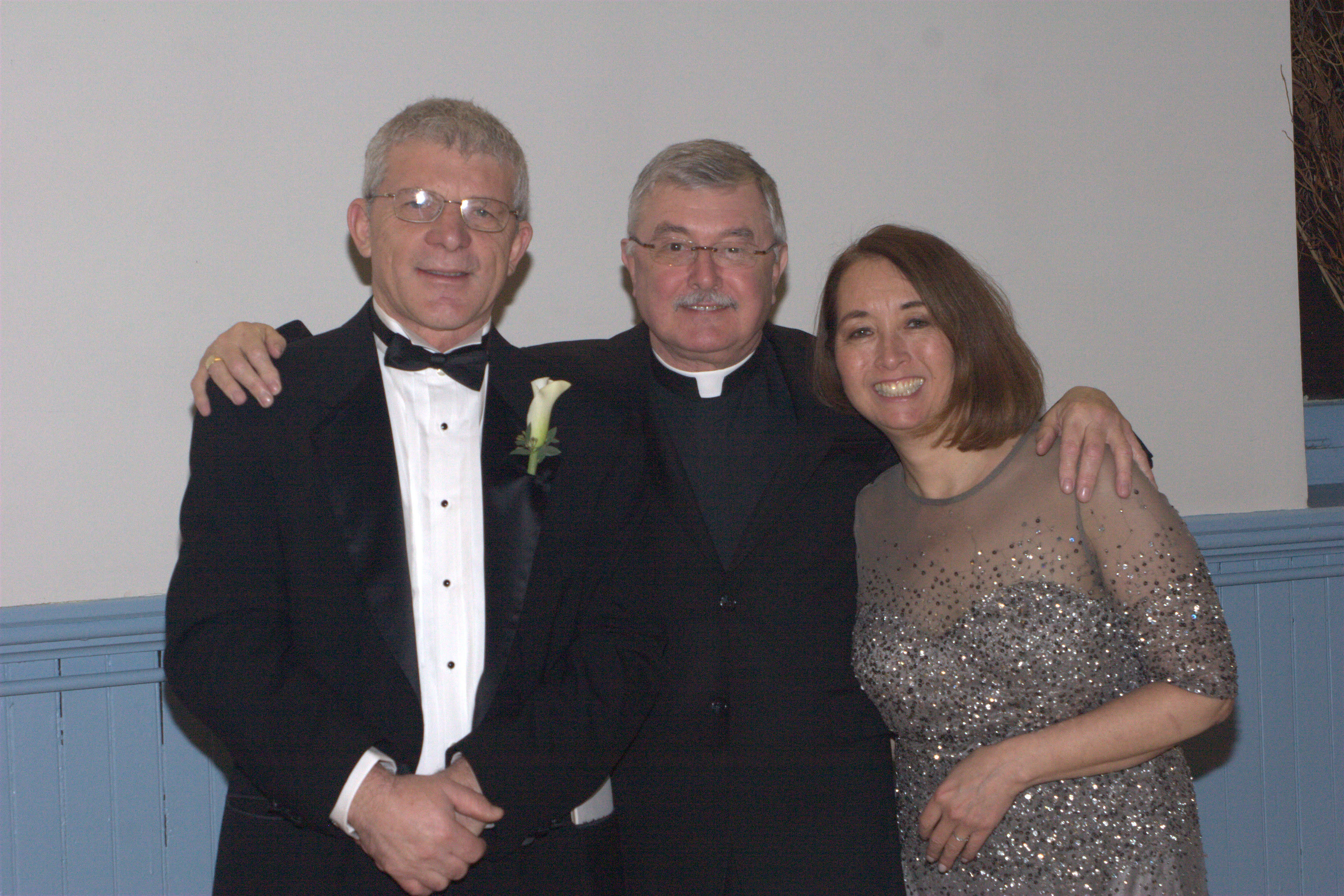 Francesco and Anne on their wedding day in 2013