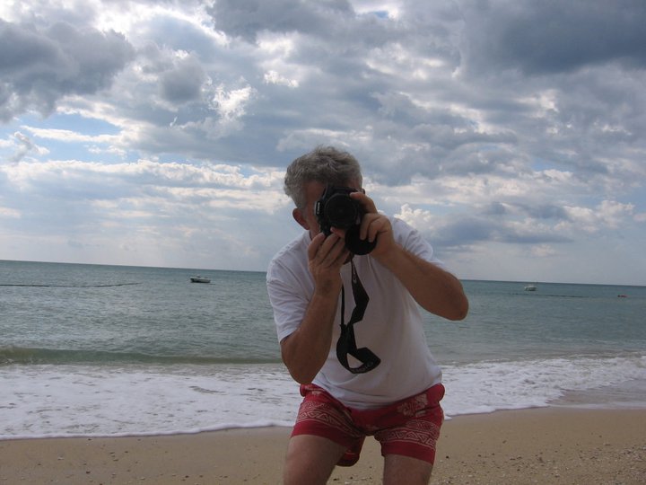 Francesco taking a photo while at Chiancamasid in 2008